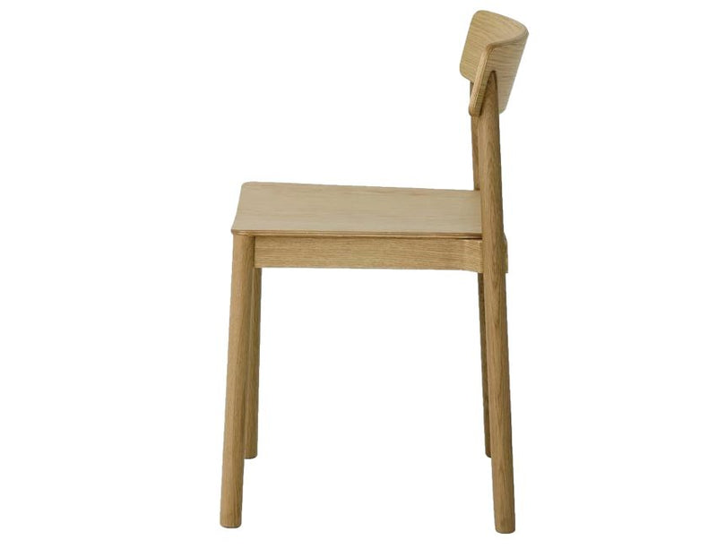Thalia and Felix 5pc Dining Set - Ivory and Travertine Table and Natural Chairs