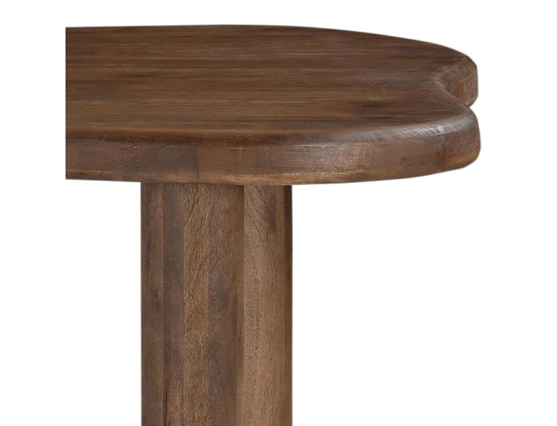 Zaloa and Noelle and Titani 7pc Dining Set - Walnut Table and Beige Chairs