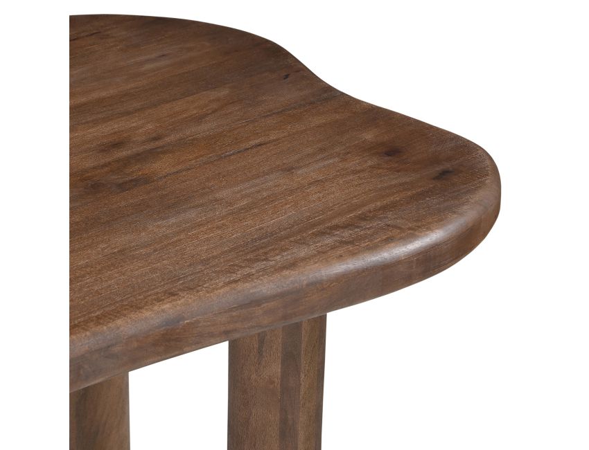 Zaloa and Noelle and Titani 7pc Dining Set - Walnut Table and Beige Chairs