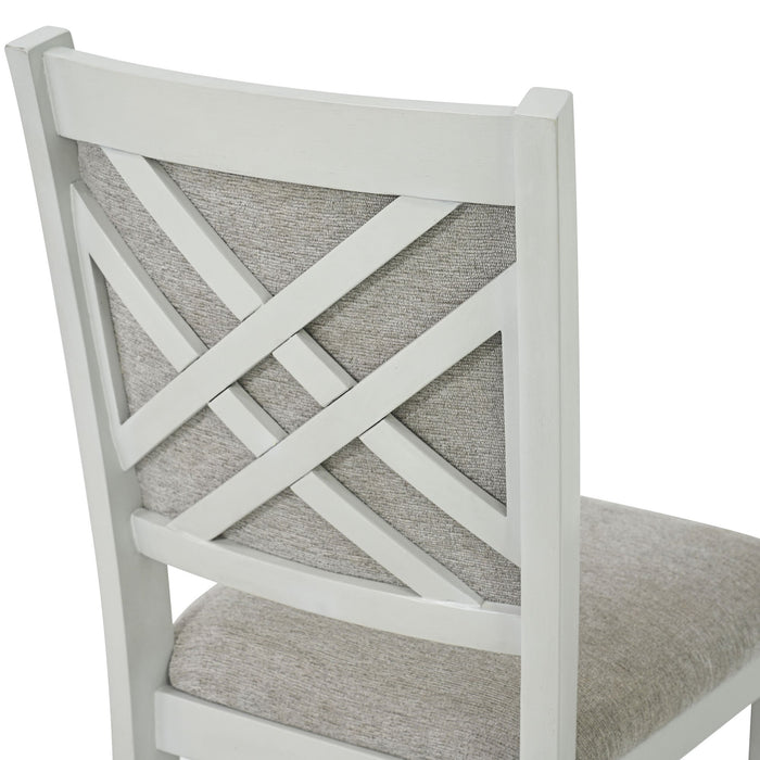 Samuel 5pc Dining Set Whitewash