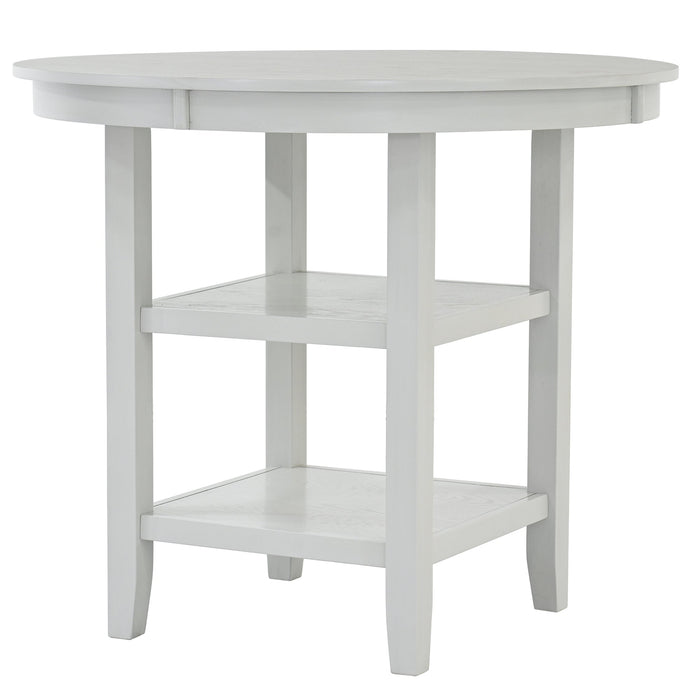 Samuel 5pc Pub Set Whitewash
