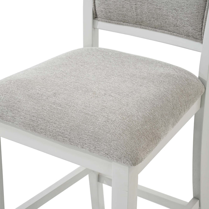 Samuel 5pc Pub Set Whitewash