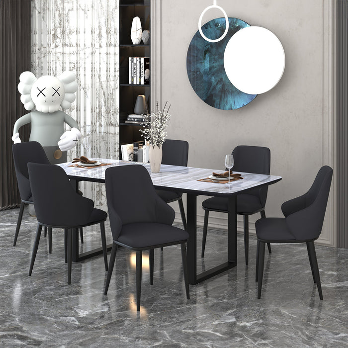 Gavin_Kash Blk 7pc Dining Set