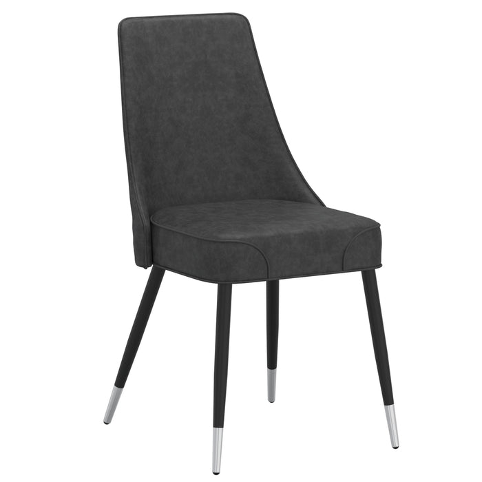 Franco Bk Silvano Gy 5pc Dining Set