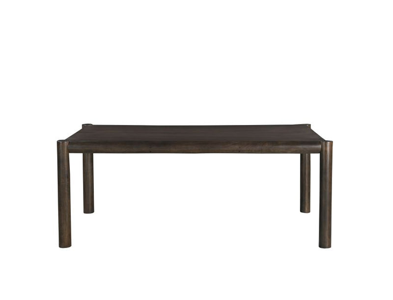 Advik and Celest 7pc Dining Set - Mocha Table and Brown and Dark Walnut Chairs