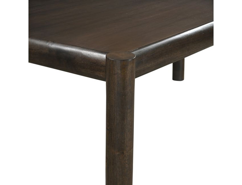 Advik and Celest 7pc Dining Set - Mocha Table and Brown and Dark Walnut Chairs