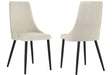 Stark/Venice 7pc Dining Set, Black/Beige - Furniture Depot
