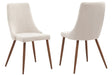 Stark/Cora 7pc Dining Set, Walnut/Beige - Furniture Depot