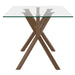 Stark/Maxim 7pc Dining Set, Walnut/White - Furniture Depot