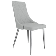 Napoli/Devo 7pc Dining Set, Grey/Light Grey - Furniture Depot