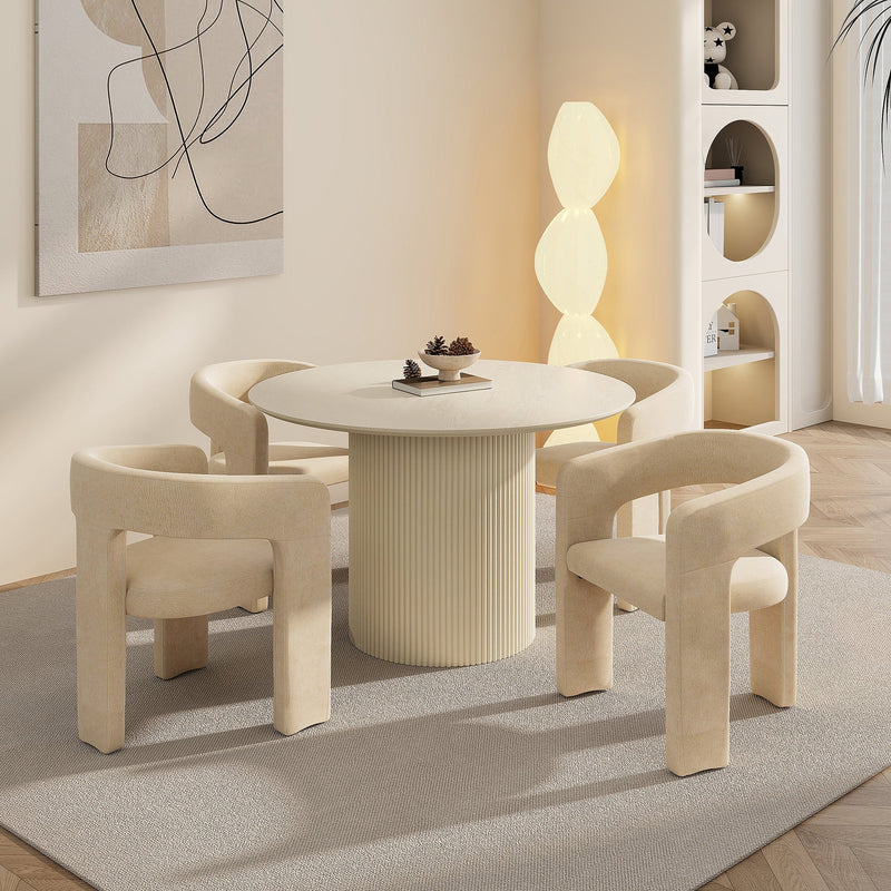 Tovas Rnd Iv_Amara Beg 5pc Dining Set