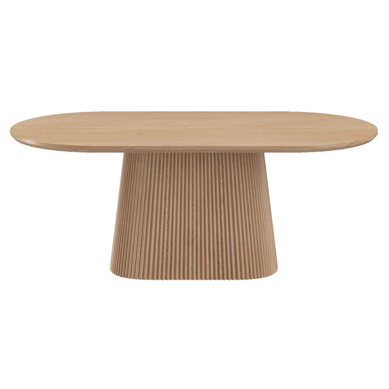 Tovas Ov Nat Orias Lt Oak 7pc Dining Set