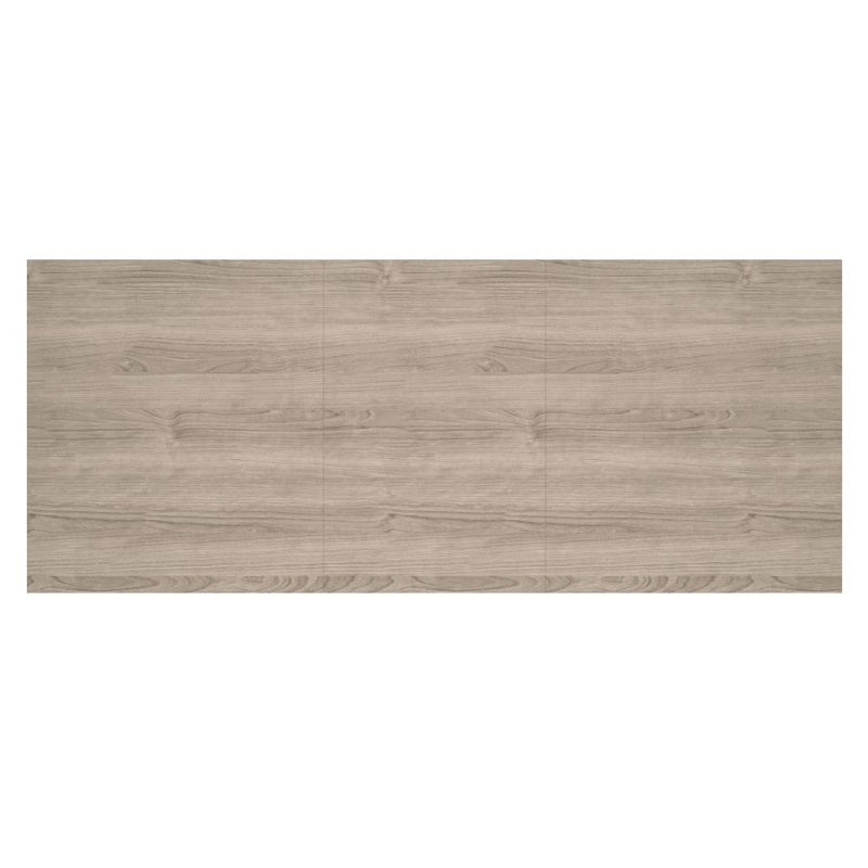 Eclipse/ Caprese 7pc Dining Set - Washed Oak Table with Beige Chair