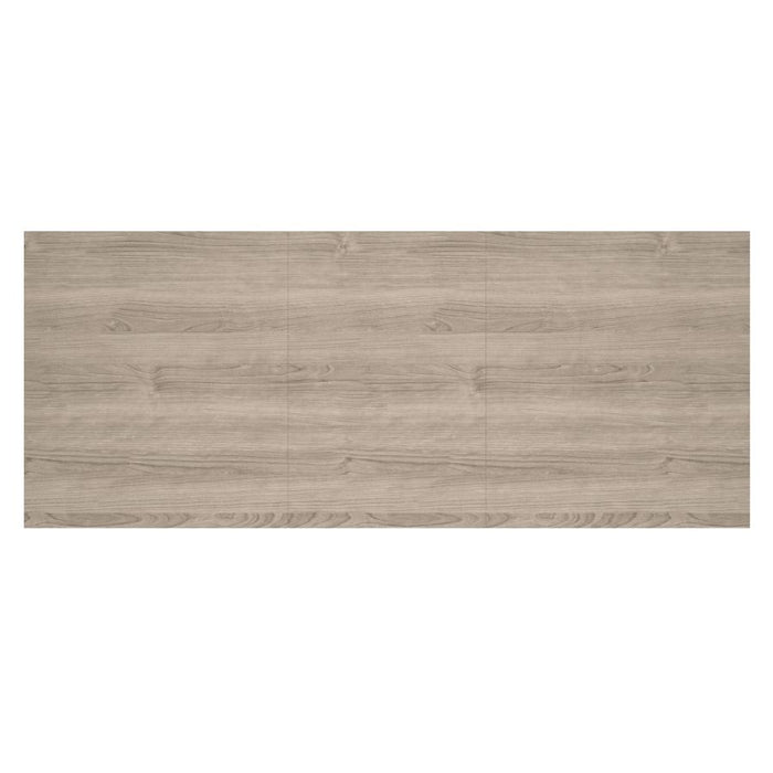 Eclipse/ Caprese 7pc Dining Set - Washed Oak Table with Beige Chair