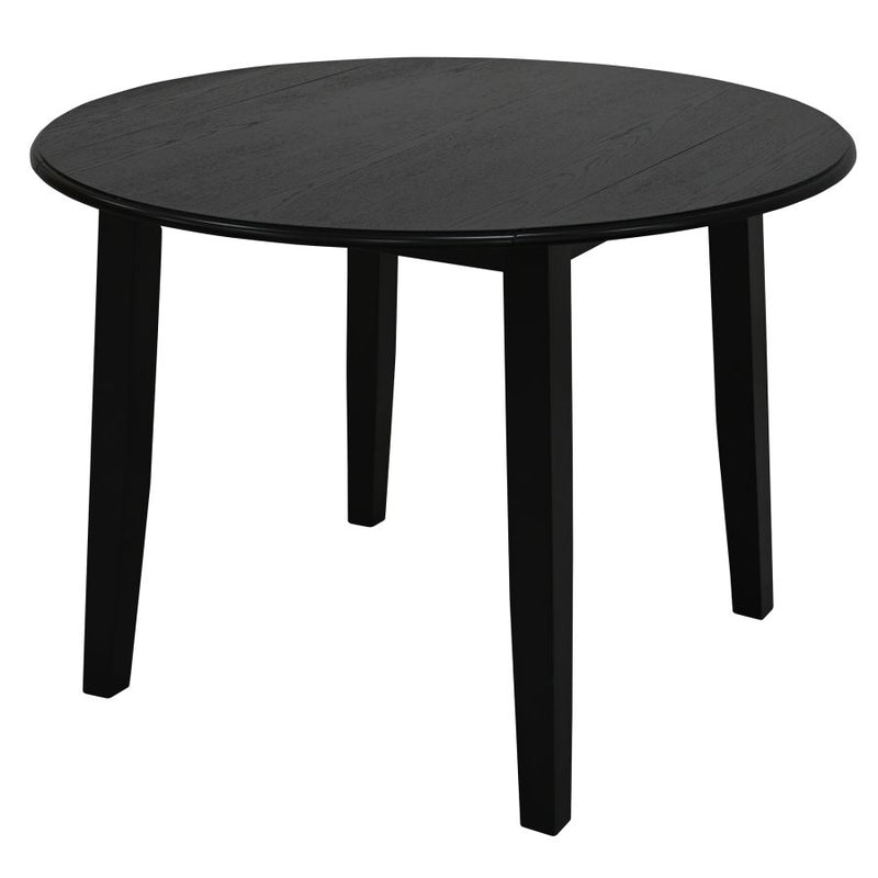 Conrad/Brixx 5pc Dining Set in Black with Black Chair