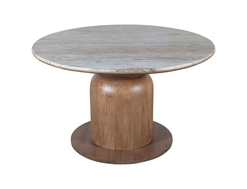Martina and Khari 5pc Dining Set - Walnut Table and Walnut Chairs