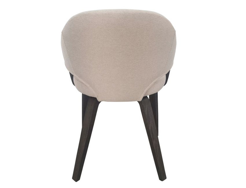 Bazul and Freya 7pc Dining Set - Mocha Table and Toffee and Walnut Chairs