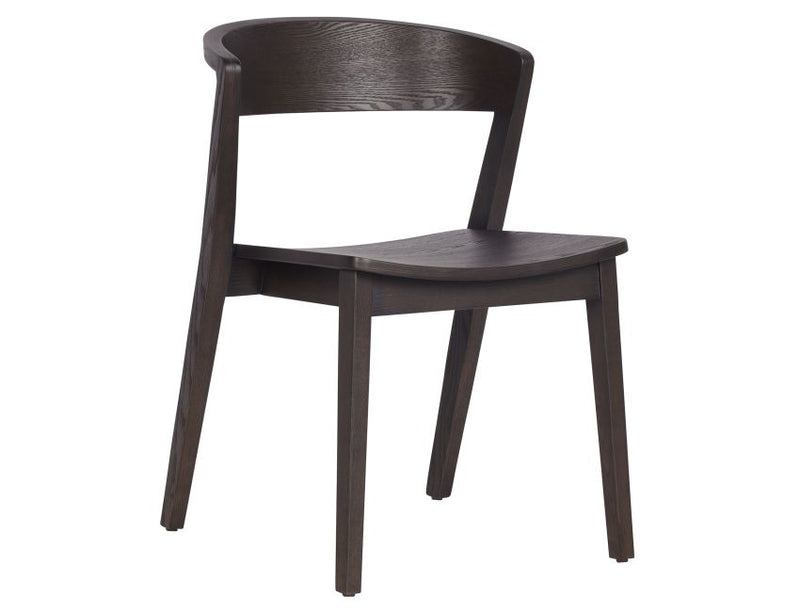 Bazul and Nicco 7pc Dining Set - Mocha Table and Mocha Chairs