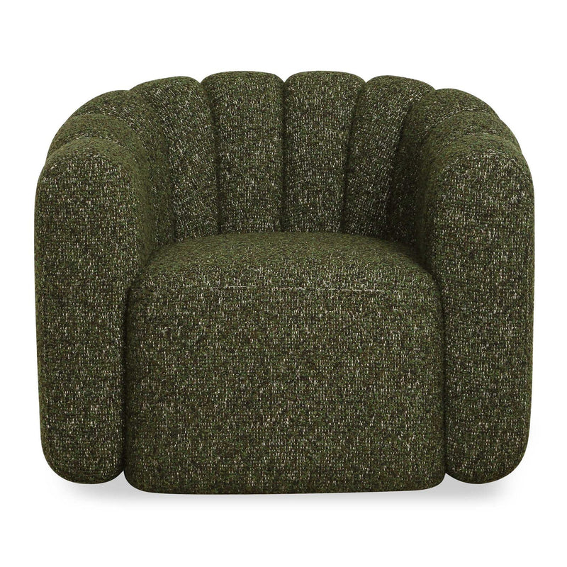Lenoir - Upholstered Swivel Chair - Green