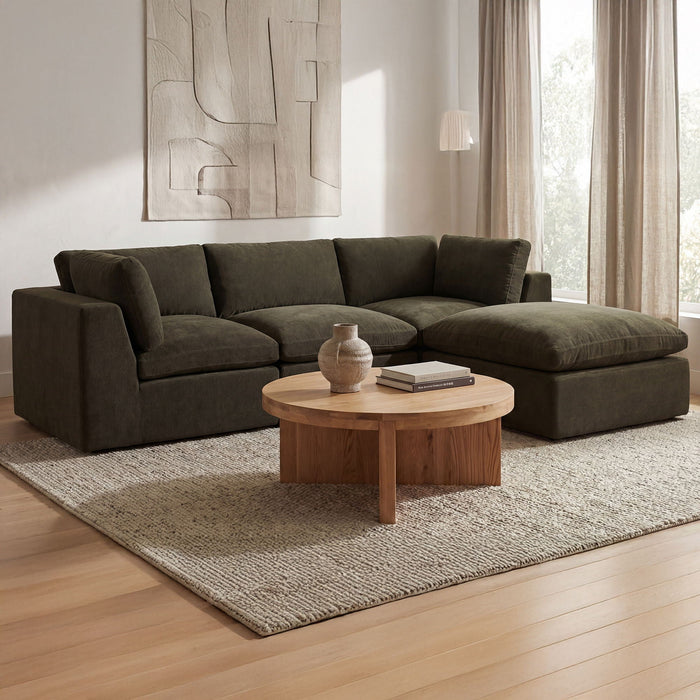 Cates - Lounge Modular Sectional - Dark Green
