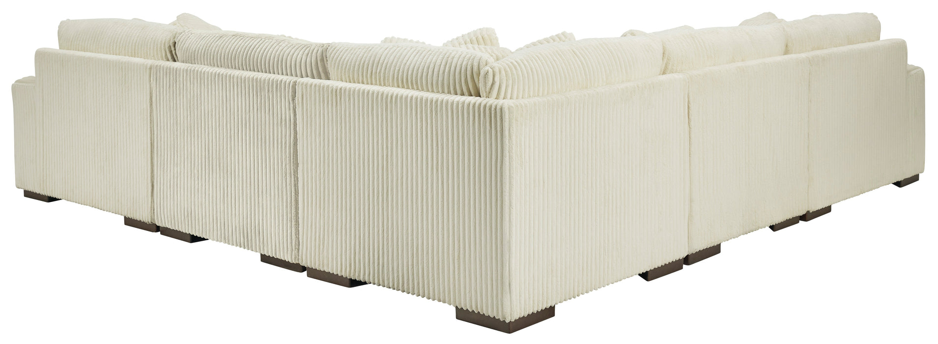 Lindyn 5-Piece Sectional - Ivory - Furniture Depot