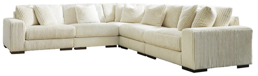 Lindyn 5-Piece Sectional - Ivory - Furniture Depot