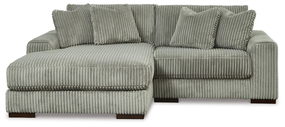 Lindyn 2-Piece Sectional with LHF Chaise - Fog - Furniture Depot