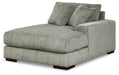 Lindyn 2-Piece Sectional with RHF Chaise -Fog - Furniture Depot