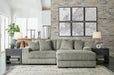 Lindyn 2-Piece Sectional with RHF Chaise -Fog - Furniture Depot