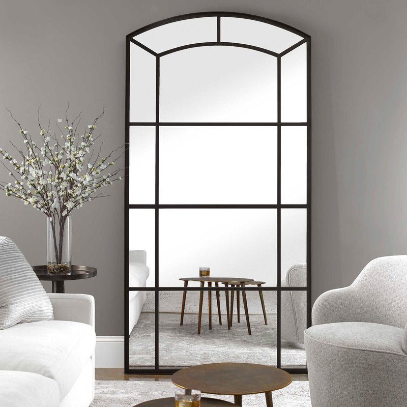 Camber - Oversized Arch Mirror - Black