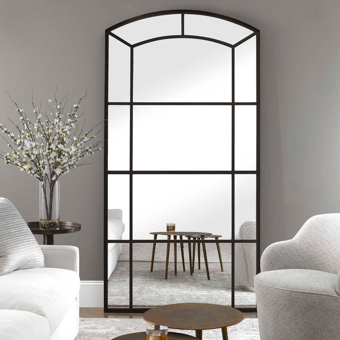 Camber - Oversized Arch Mirror - Black