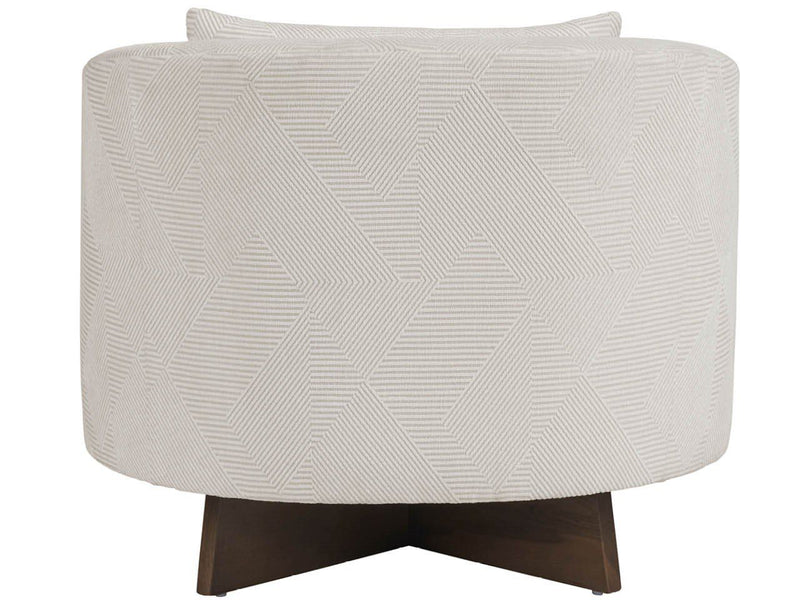 Lamar - Swivel Chair, Special Order - White / Gray