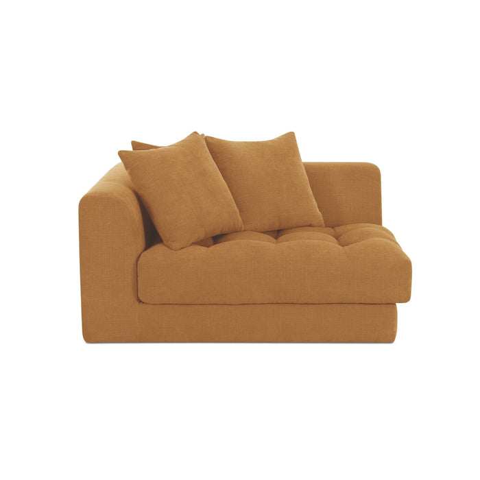 Davie - Left Arm Facing Chair - GoldenYellow