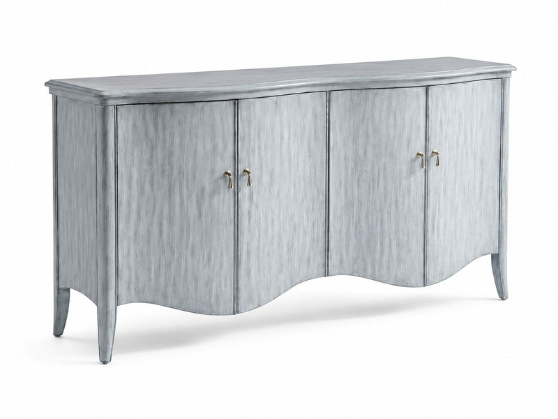 Bauer - Four Door Cabinet - Silver