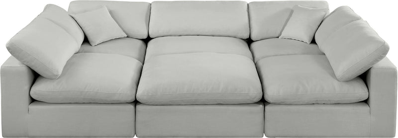 Comfy - 6 Piece Linen Sectional