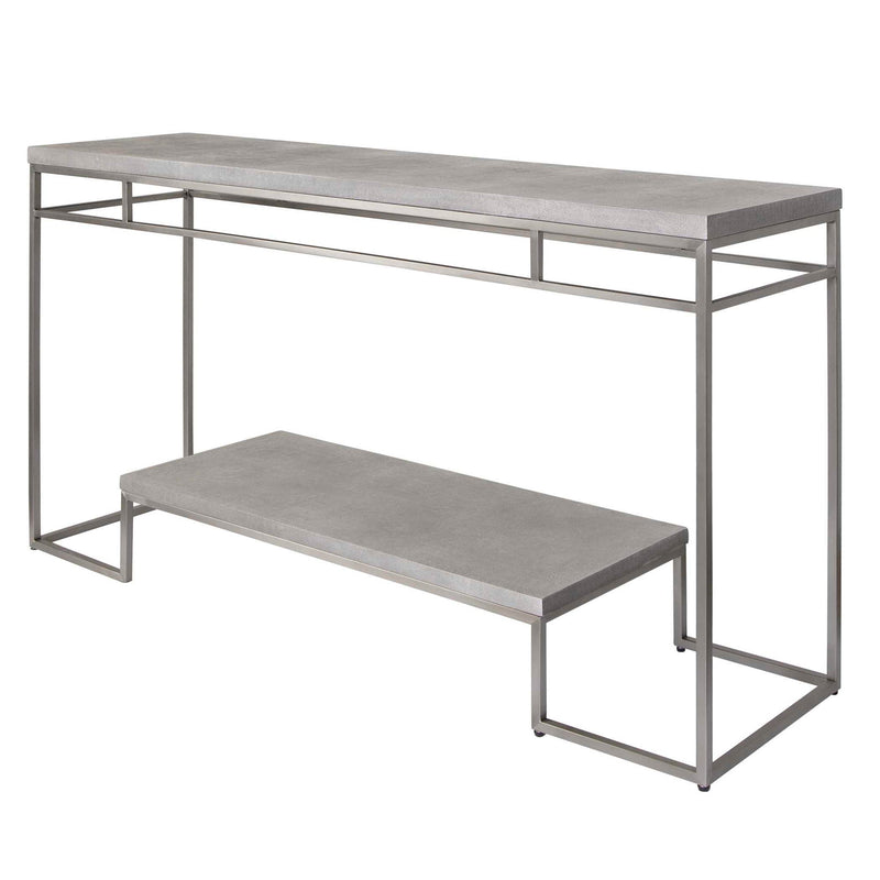 Clea - Console Table - Silver