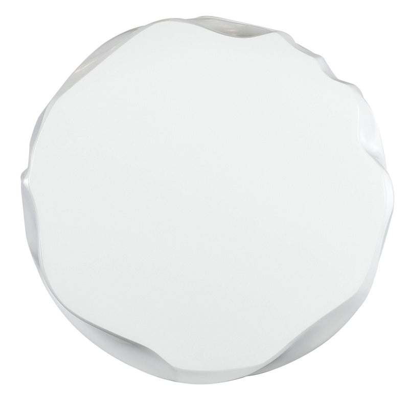 Melange - Alabaster End Table - White