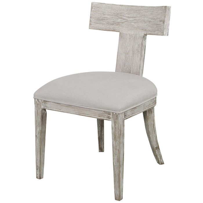 Idris Armless Chair - White 2 Per Box Priced each