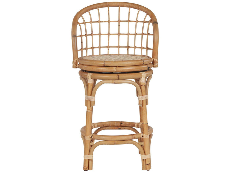 Getaway Rattan Counter Stool Light Brown