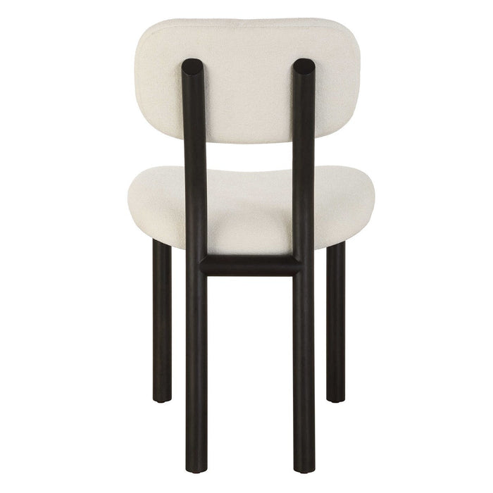 Sculpt Dining Chair,White,2 Per Box, Priced Each