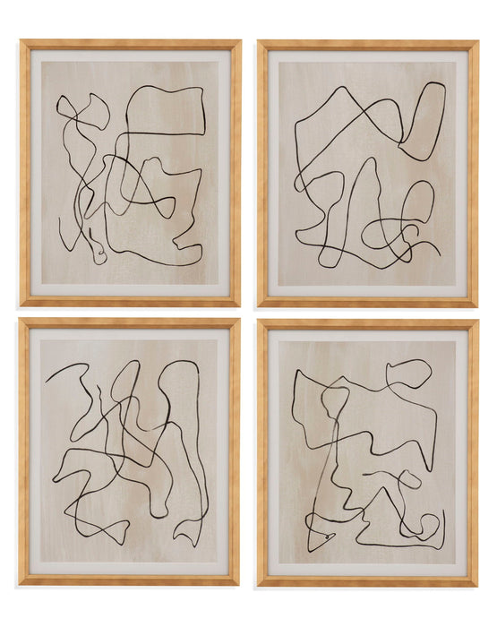 Bound III Framed Print - Light Brown