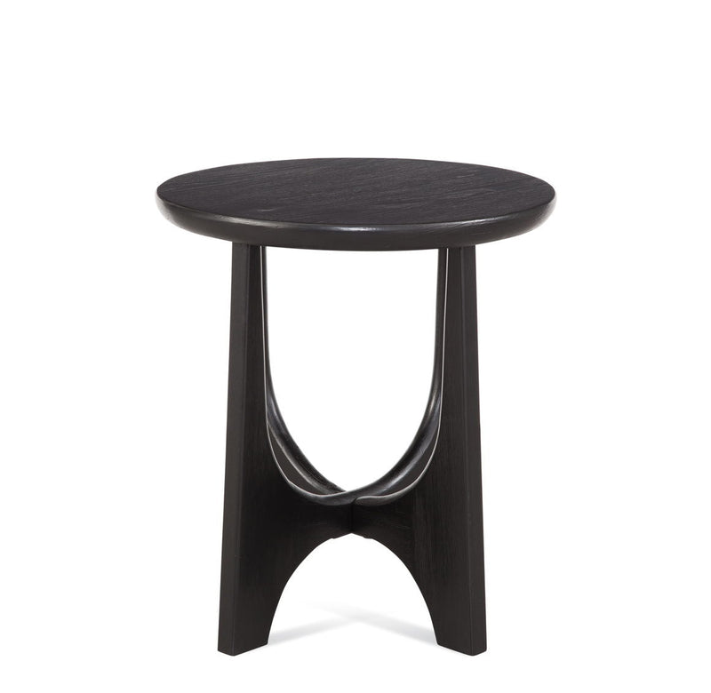 Dunnigan - Round End Table - Black