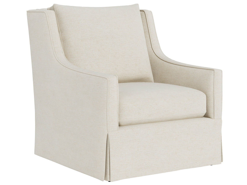 Hudson Swivel Chair White
