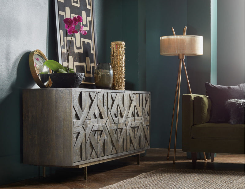 Commerce And Market - Layers Credenza - Dark Gray