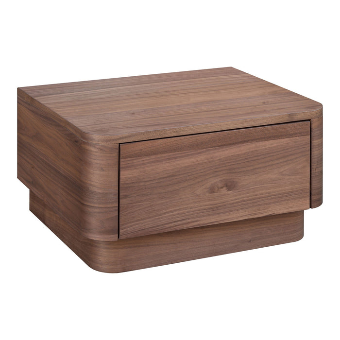 Round Off - Nightstand - Walnut