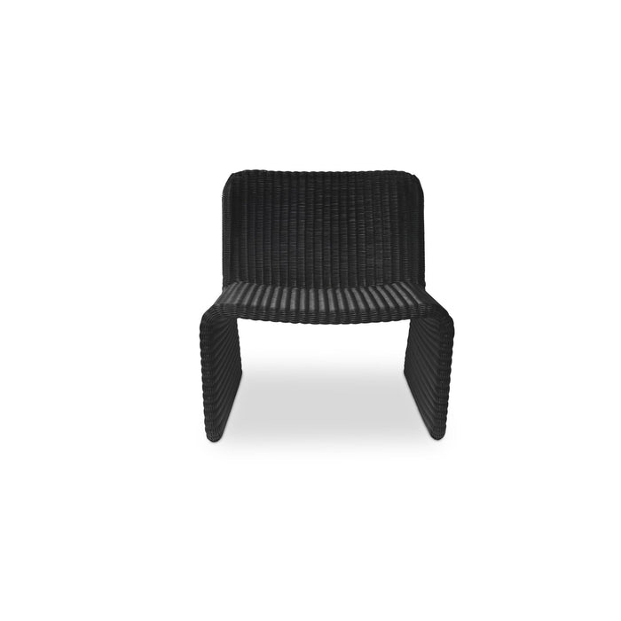 Ella - Outdoor Accent Chair - Gray / Charcoal
