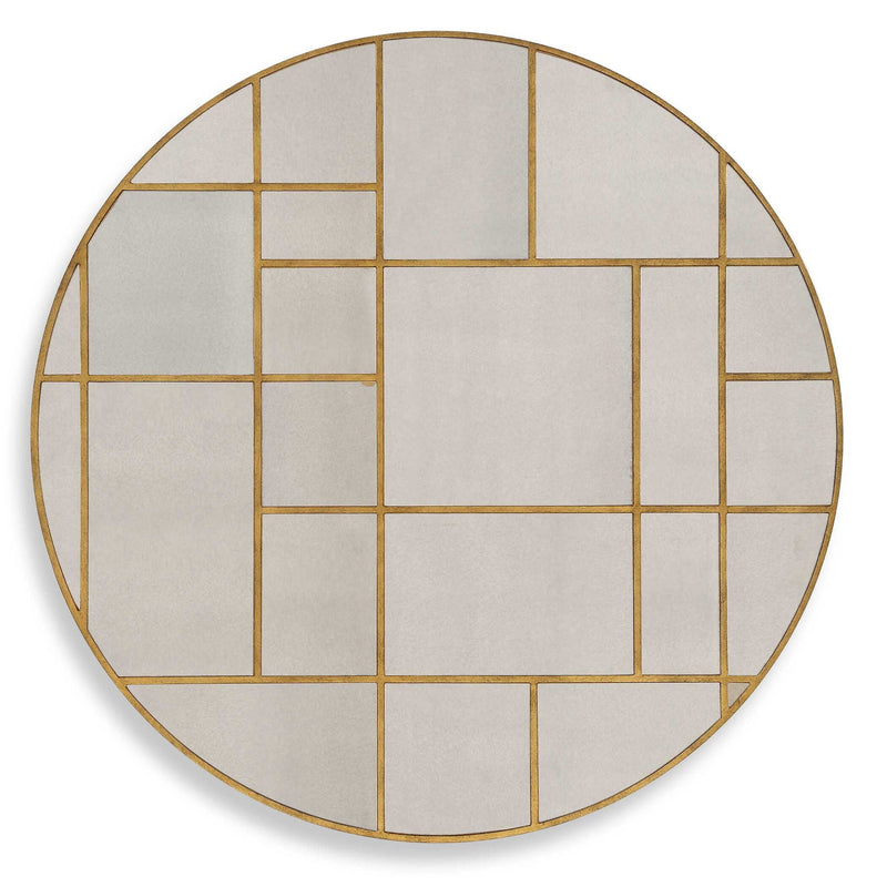 Geometric - Round Mirror