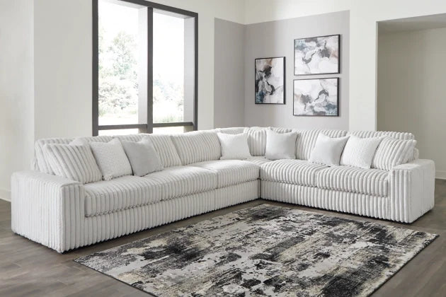 Stupendous Fabric 4 pc Sectional