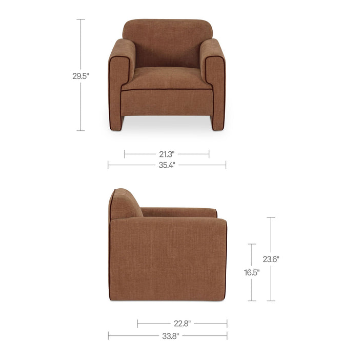 Leo - Chair - Light Brown
