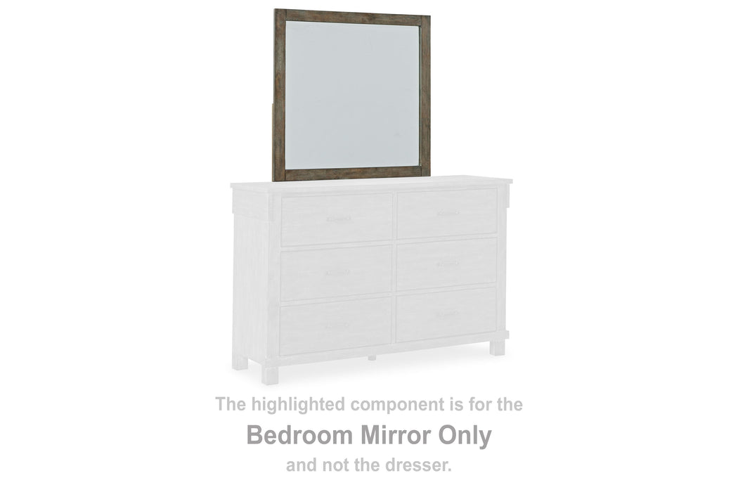 Shamryn Grayish Brown Bedroom Mirror